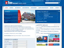 Tablet Screenshot of brandtmakelaars.nl